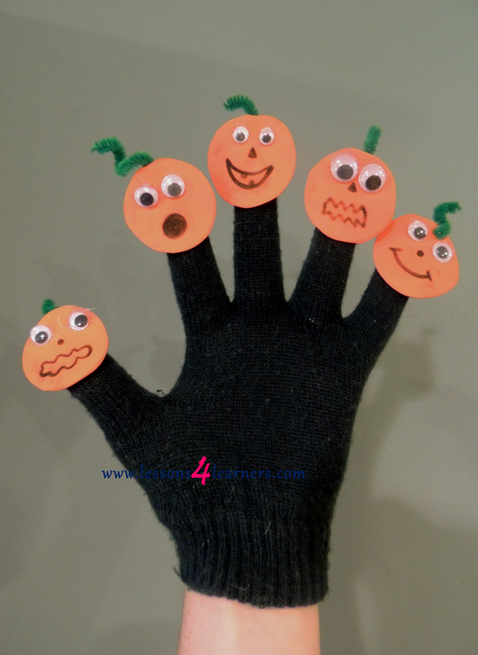 Five Little Pumpkins Finger Play