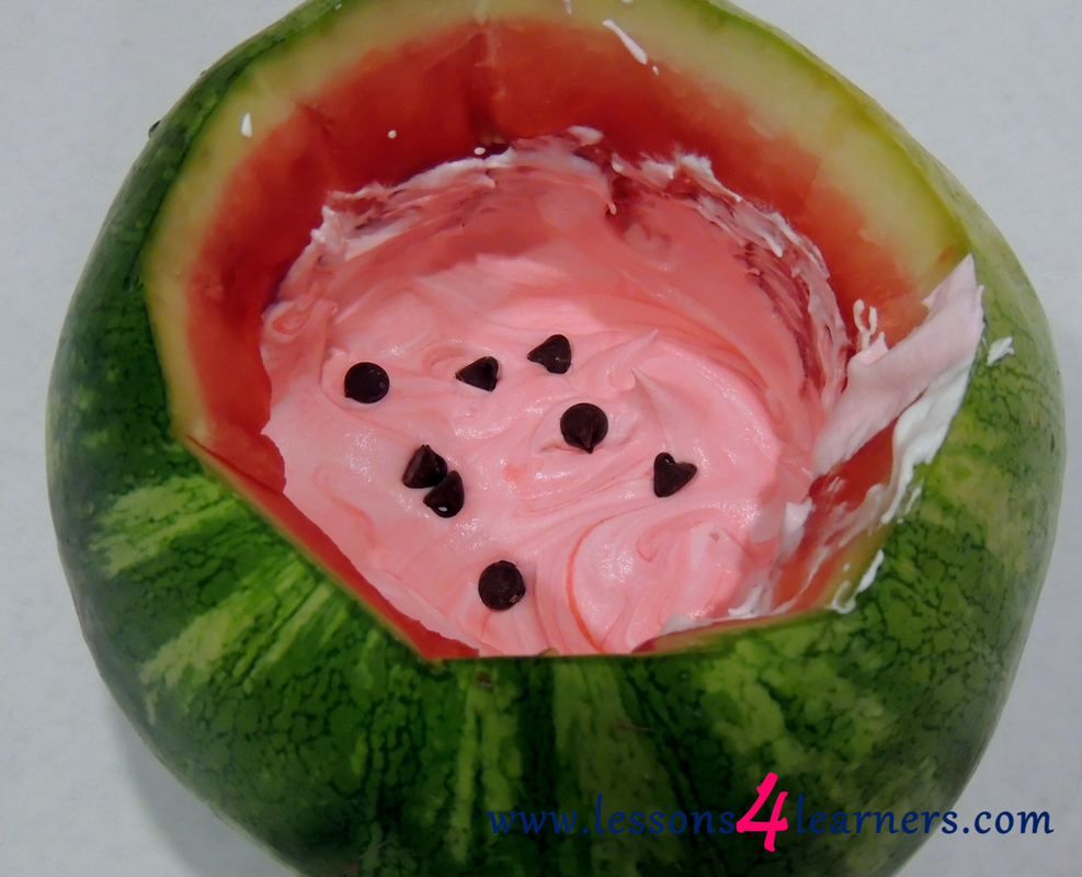 Watermelon Sensory Paint