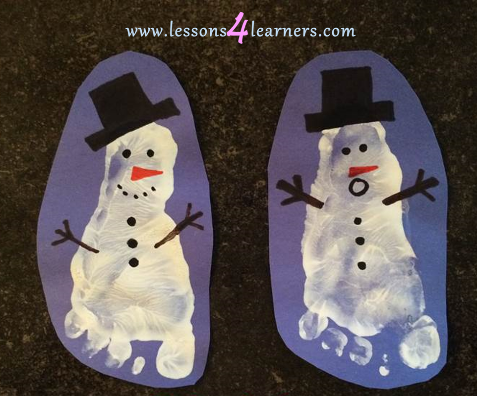 Snowman Footprints